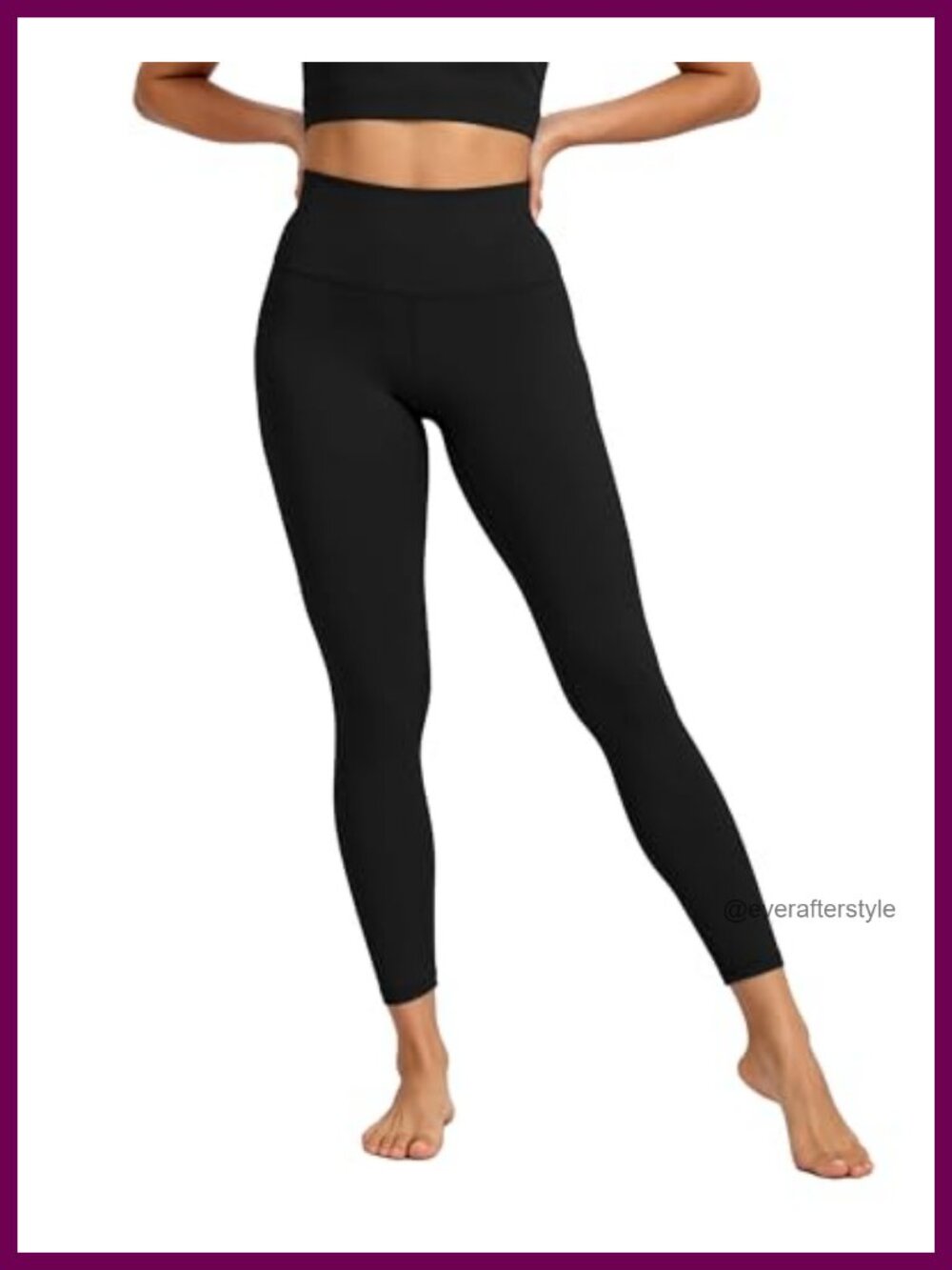 Buttery Soft High Waisted Yoga Leggings 25" Inseam Women Tummy Control 4-Way